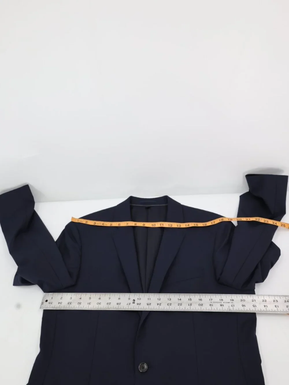 J Crew Sport Coat Mens 40R Crosby Loro Piana Super 120s Wool Blazer navy Blue